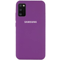 Чехол Silicone Cover Full Protective (AA) для Samsung Galaxy A41 Фіолетовий (5469)