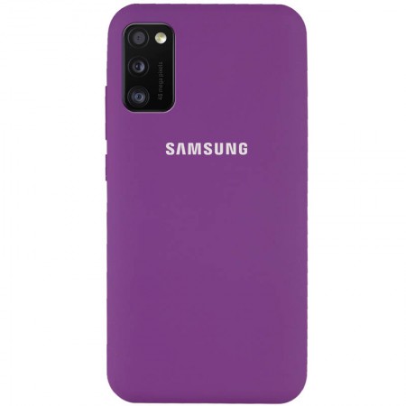 Чехол Silicone Cover Full Protective (AA) для Samsung Galaxy A41 Фіолетовий (5469)