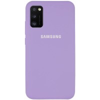 Чехол Silicone Cover Full Protective (AA) для Samsung Galaxy A41 Бузковий (17343)