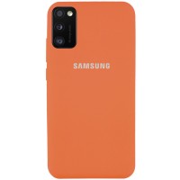 Чехол Silicone Cover Full Protective (AA) для Samsung Galaxy A41 Оранжевый (5463)