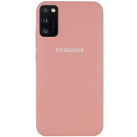 Чехол Silicone Cover Full Protective (AA) для Samsung Galaxy A41 Рожевий (5462)