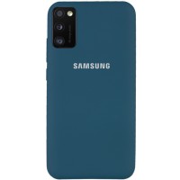Чехол Silicone Cover Full Protective (AA) для Samsung Galaxy A41 Синій (5459)