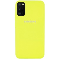 Чехол Silicone Cover Full Protective (AA) для Samsung Galaxy A41 Желтый (5460)