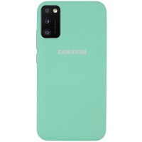 Чехол Silicone Cover Full Protective (AA) для Samsung Galaxy A41 Бірюзовий (5461)