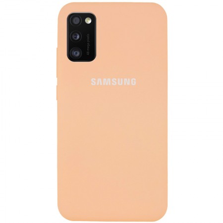 Чехол Silicone Cover Full Protective (AA) для Samsung Galaxy A41 Розовый (17344)