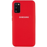 Чехол Silicone Cover Full Protective (AA) для Samsung Galaxy A41 Червоний (5465)