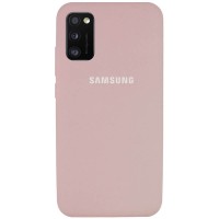 Чехол Silicone Cover Full Protective (AA) для Samsung Galaxy A41 Рожевий (5466)