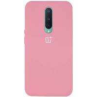 Чехол Silicone Cover Full Protective (AA) для OnePlus 8 Розовый (12510)