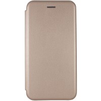 Кожаный чехол (книжка) Classy для Samsung Galaxy M31 Золотой (5485)