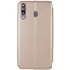 Кожаный чехол (книжка) Classy для Samsung Galaxy M31 Золотой (5485)