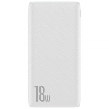 Портативное зарядное устройство Baseus Bipow PD+QC 18W 10000mAh Белый (23141)