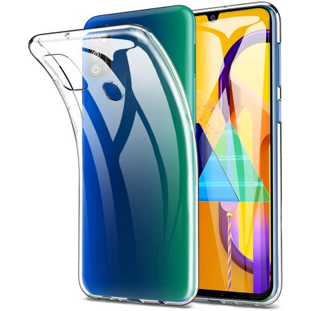 TPU чехол Epic Transparent 1,0mm для Samsung Galaxy M31 Білий (5632)