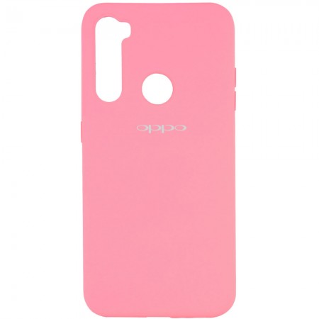 Чехол Silicone Cover Full Protective (A) для OPPO Realme C3 Розовый (5637)