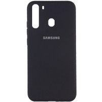 Чехол Silicone Cover Full Protective (A) для Samsung Galaxy A21 Чорний (21152)
