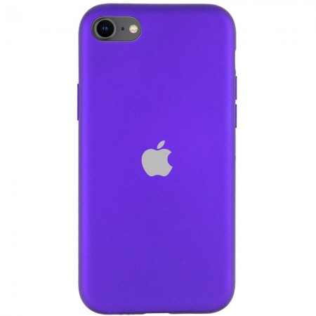 Чехол Silicone Case Full Protective (A) для Apple iPhone SE (2020) Фиолетовый (5653)