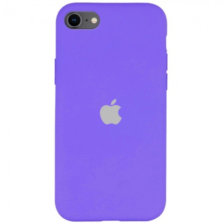 Чехол Silicone Case Full Protective (A) для Apple iPhone SE (2020) Фиолетовый (21161)