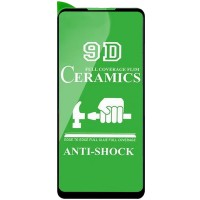 Защитная пленка Ceramics 9D (без упак.) для Samsung Galaxy A21 / A21s Черный (13494)