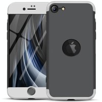 Пластиковая накладка GKK LikGus 360 градусов (opp) для Apple iPhone SE (2020) Чорний (27498)