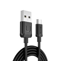 Дата кабель Usams US-SJ098 U-Turn Series USB to MicroUSB (1m) Черный (14077)