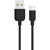 Дата кабель Usams US-SJ098 U-Turn Series USB to MicroUSB (1m) Чорний (14077)