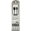Дата кабель Usams US-SJ098 U-Turn Series USB to MicroUSB (1m) Чорний (14077)