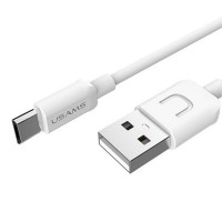 Дата кабель Usams US-SJ098 U-Turn Series USB to MicroUSB (1m) Білий (14078)