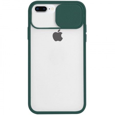 Чехол Camshield mate TPU со шторкой для камеры для Apple iPhone 7 plus / 8 plus (5.5'') Зелёный (5710)