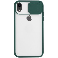Чехол Camshield mate TPU со шторкой для камеры для Apple iPhone XR (6.1'') Зелений (5715)