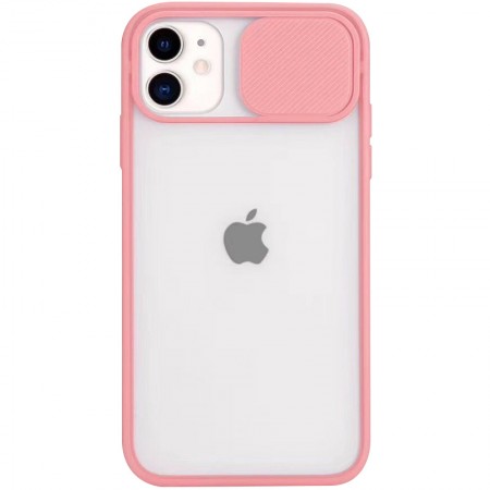 Чехол Camshield mate TPU со шторкой для камеры для Apple iPhone 11 (6.1'') Рожевий (5721)