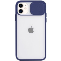 Чехол Camshield mate TPU со шторкой для камеры для Apple iPhone 11 (6.1'') Синій (5720)