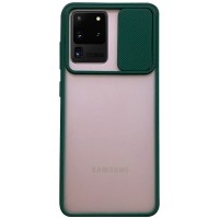 Чехол Camshield mate TPU со шторкой для камеры для Samsung Galaxy S20 Ultra Зелений (5738)