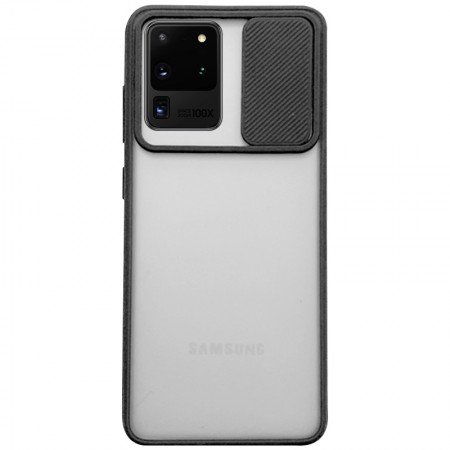 Чехол Camshield mate TPU со шторкой для камеры для Samsung Galaxy S20 Ultra Черный (5734)