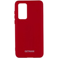 Чехол Silicone Cover GETMAN for Magnet для Huawei P40 Pro Красный (5766)