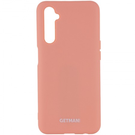 Чехол Silicone Cover GETMAN for Magnet для Realme 6 Pro Розовый (5772)
