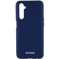 Чехол Silicone Cover GETMAN for Magnet для Realme 6 Pro Синій (5771)