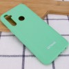 Чехол Silicone Cover GETMAN for Magnet для Realme C3 Зелёный (5774)