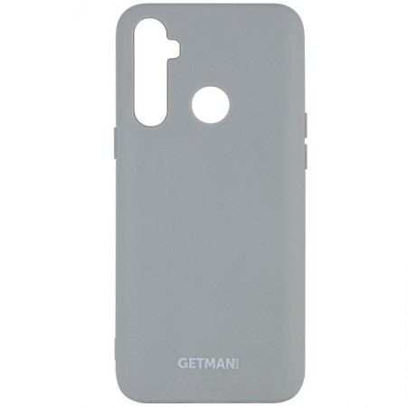 Чехол Silicone Cover GETMAN for Magnet для Realme C3 Серый (5773)