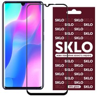 Защитное стекло SKLO 3D (full glue) для Xiaomi Mi 10 Lite Черный (13515)
