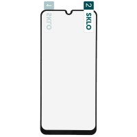Гибкое защитное стекло SKLO Nano (тех.пак) для Samsung Galaxy A31 Черный (13518)