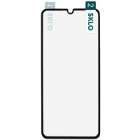 Гибкое защитное стекло SKLO Nano (тех.пак) для Samsung Galaxy A41 Черный (13523)