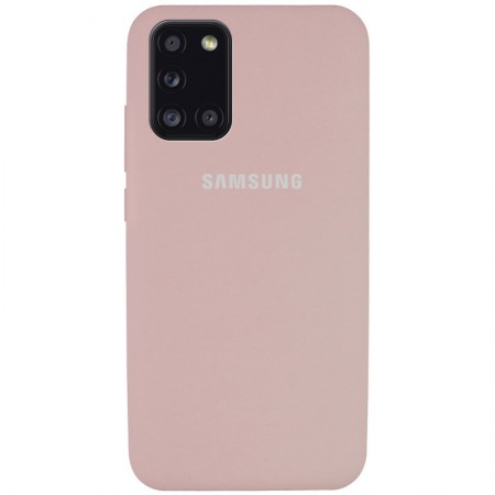 Чехол Silicone Cover Full Protective (AA) для Samsung Galaxy A31 Розовый (18490)
