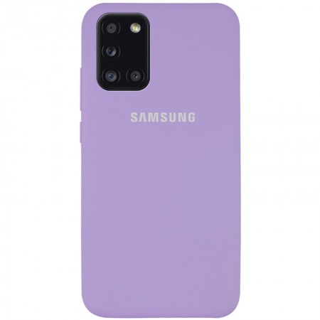 Чехол Silicone Cover Full Protective (AA) для Samsung Galaxy A31 Сиреневый (18491)