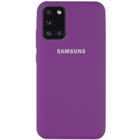 Чехол Silicone Cover Full Protective (AA) для Samsung Galaxy A31 Фіолетовий (18493)