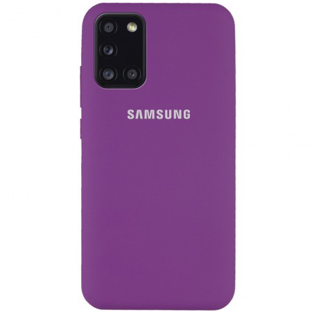 Чехол Silicone Cover Full Protective (AA) для Samsung Galaxy A31 Фиолетовый (18493)