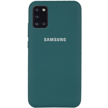 Чехол Silicone Cover Full Protective (AA) для Samsung Galaxy A31 Зелёный (18487)