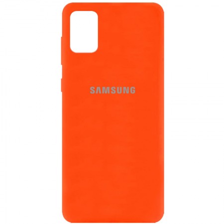 Чехол Silicone Cover Full Protective (AA) для Samsung Galaxy A31 Оранжевый (18725)