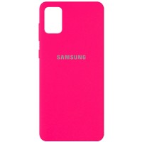 Чехол Silicone Cover Full Protective (AA) для Samsung Galaxy A31 Рожевий (18726)