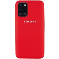 Чехол Silicone Cover Full Protective (AA) для Samsung Galaxy A31 Червоний (21610)