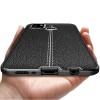 TPU чехол фактурный (с имитацией кожи) для Samsung Galaxy A21s Чорний (5834)