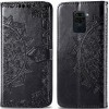 Кожаный чехол (книжка) Art Case с визитницей для Xiaomi Redmi Note 9 / Redmi 10X Черный (5847)